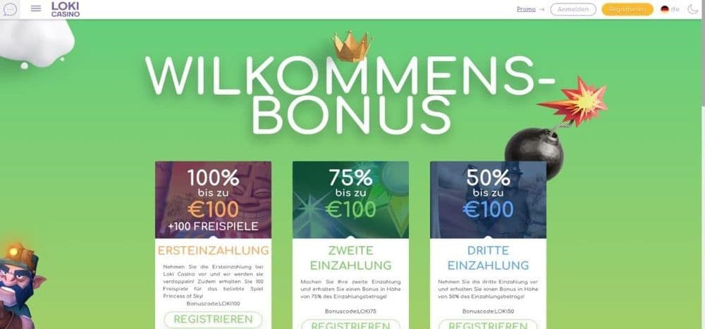 Loki Casino Bonus