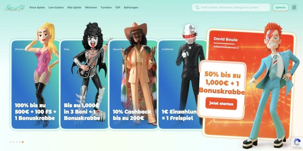 Neon54 Casino Bonus