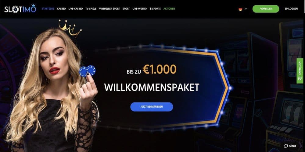 Slotimo Casino Bonus