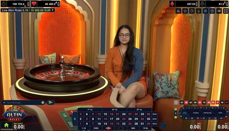Live Altin Roulette Amusnet