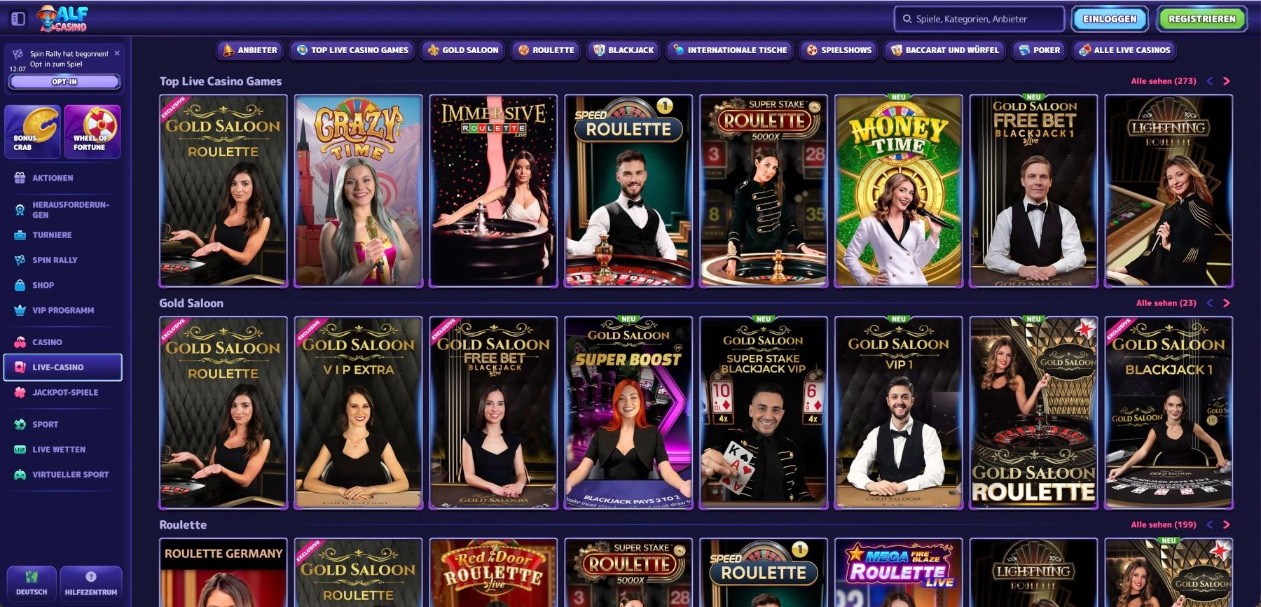 Alf Live-Casino
