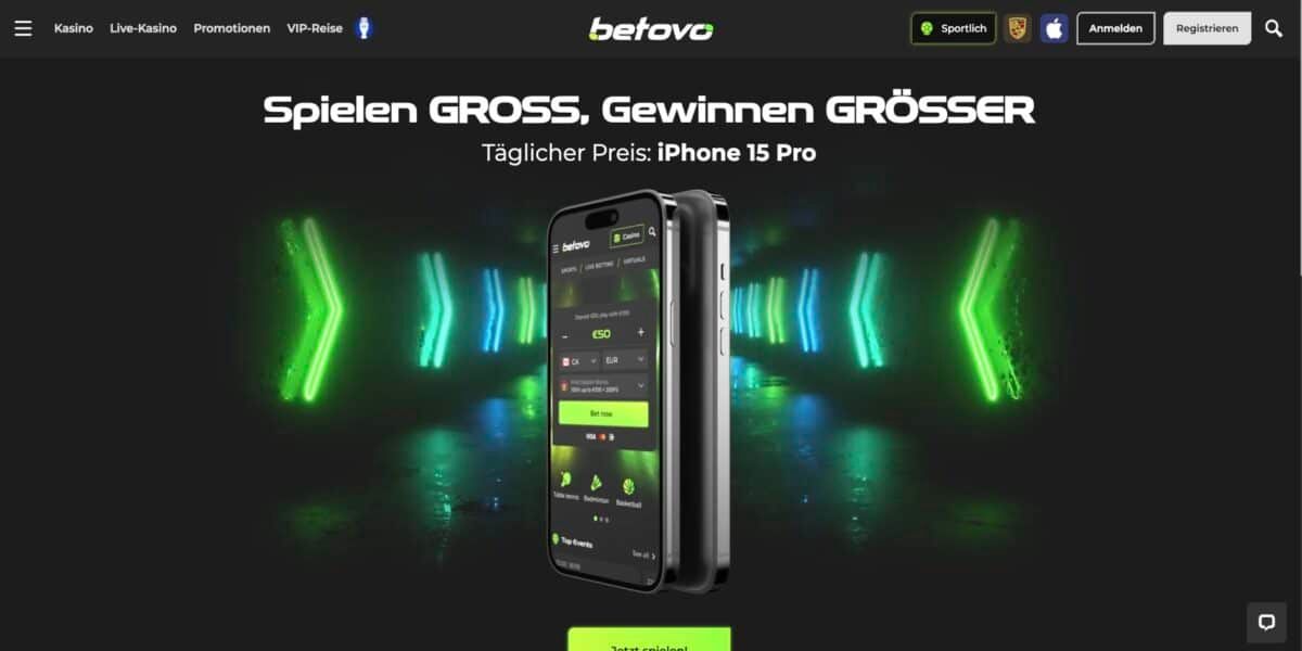 Betovo Casino iPhone