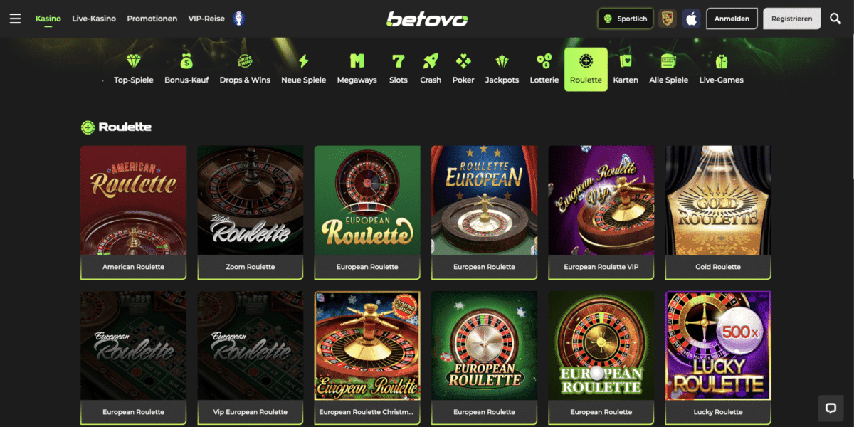 Betovo Casino Roulette