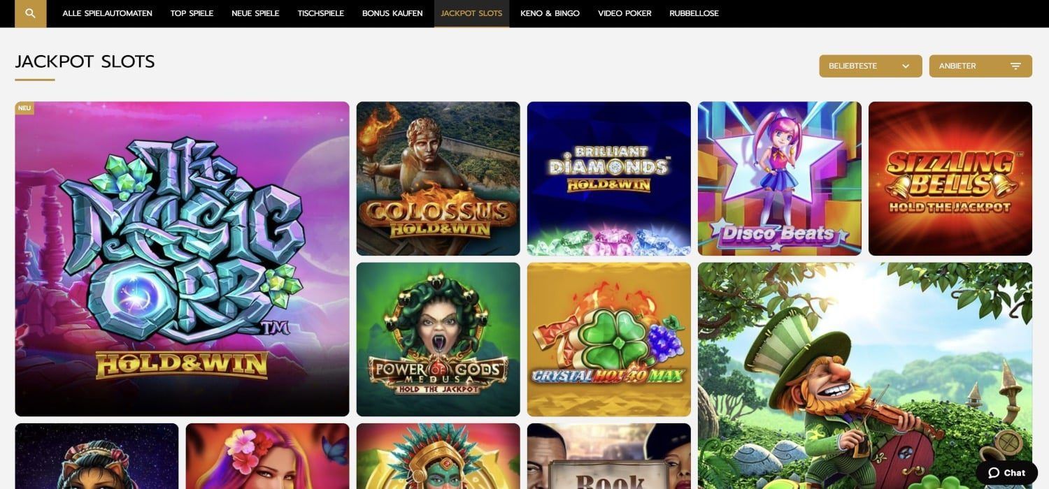 Betrophy Casino Jackpots