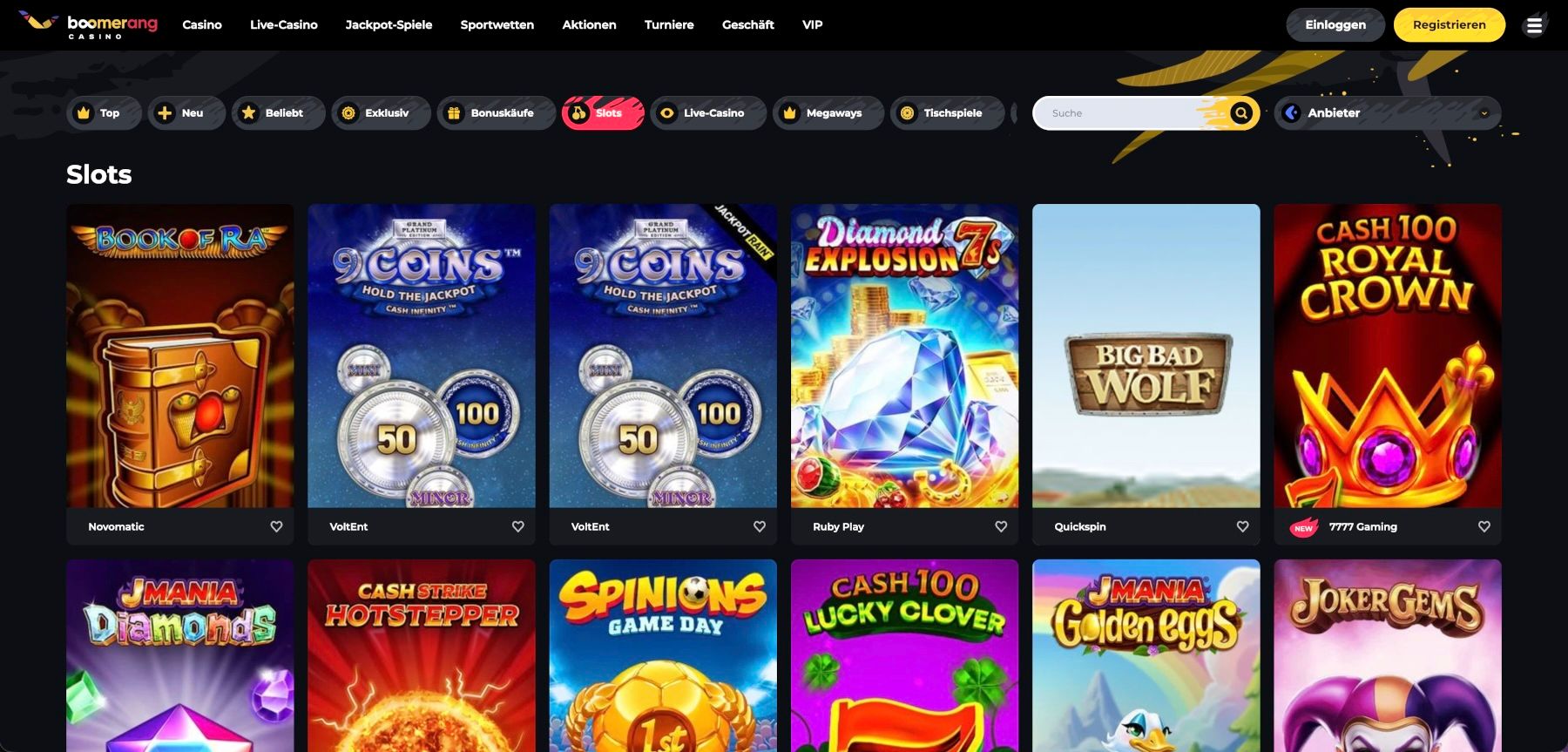Boomerang Casino Slots
