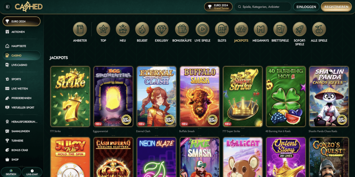 Cashed Casino Jackpots