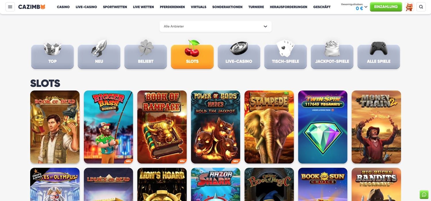 Cazimbo Casino Slots