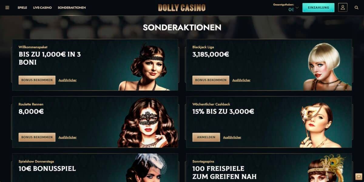 Dolly Casino Aktionen
