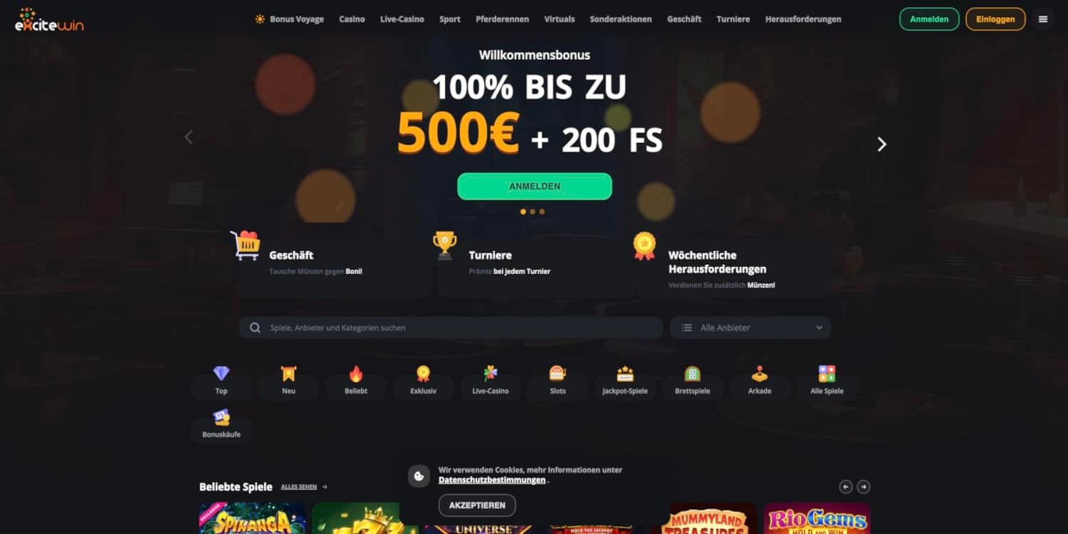 Excitewin Casino Bonus