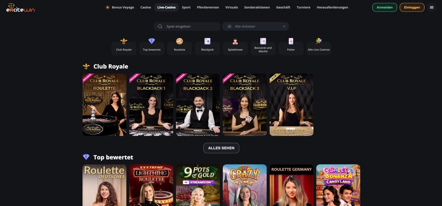 Excitewin Live Casino