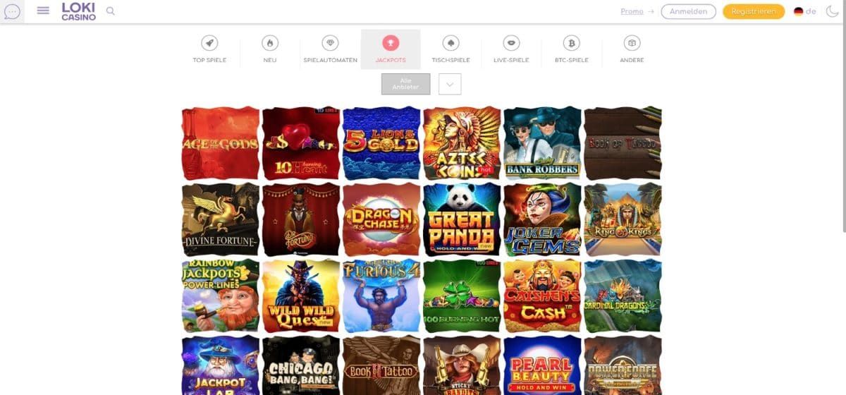 Loki Casino Jackpots