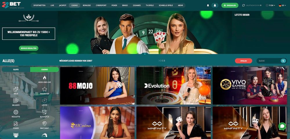 22Bet Casino Bonus