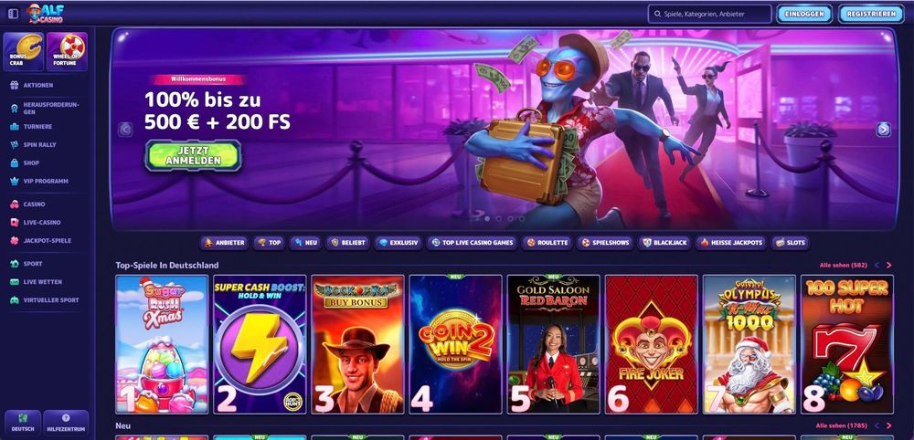 Alf Casino Bonus