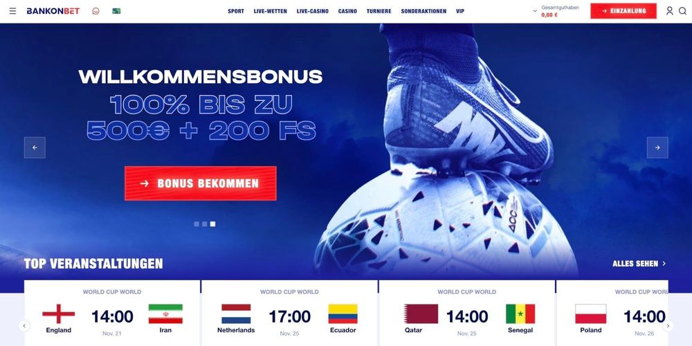 Bankonbet Casino Bonus