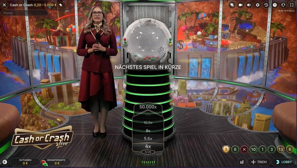 Cash or Crash Evolution Gaming