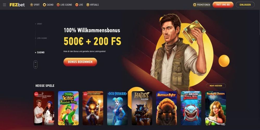 FEZbet Casino Bonus