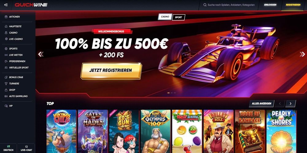 Quickwin Casino Bonus