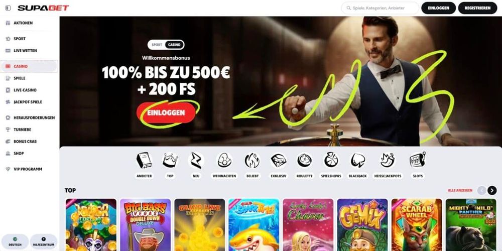 SupaBet Casino Bonus