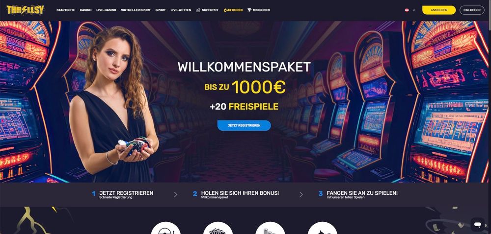 Thrillsy Casino Bonus