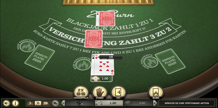 21 Burn Blackjack Betsoft