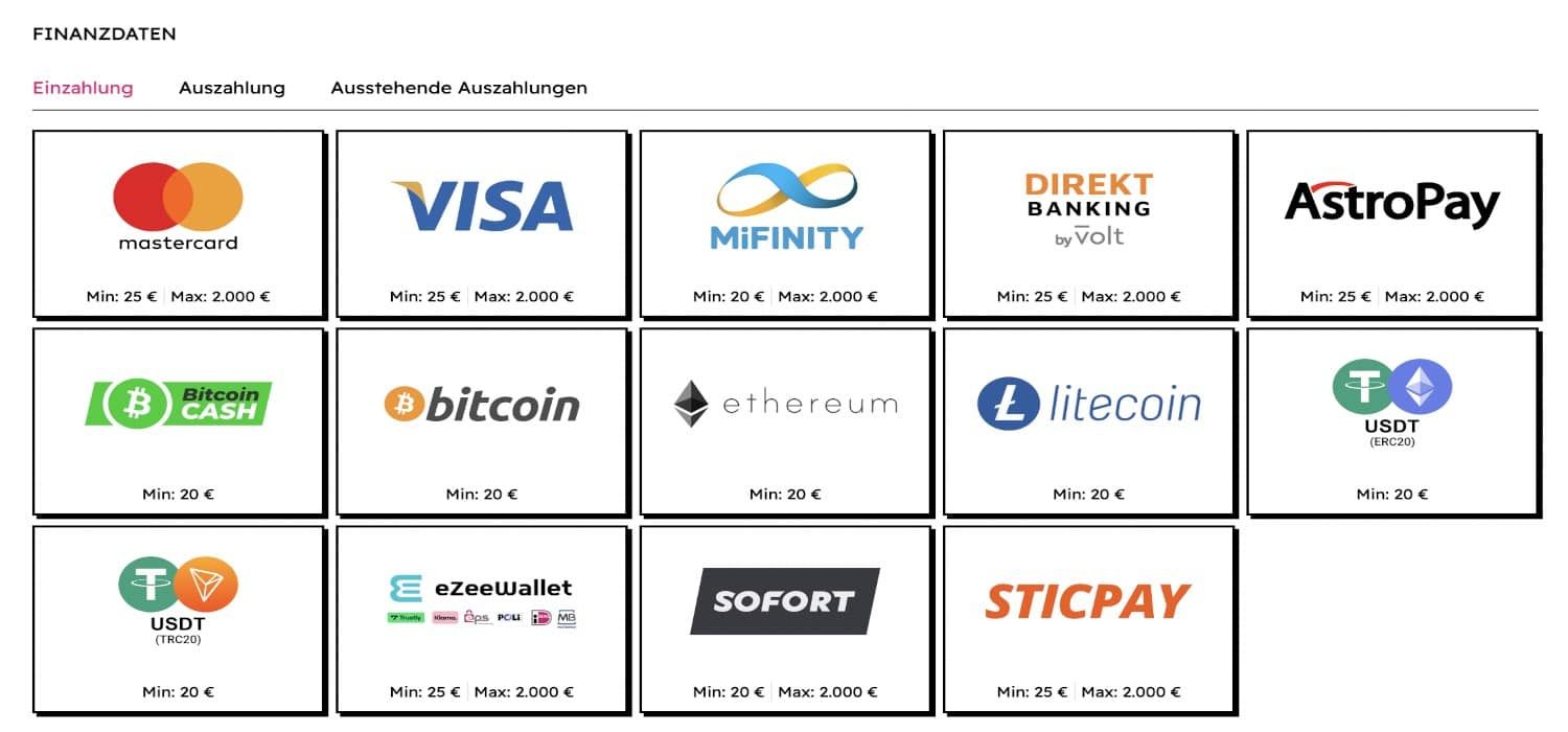 OhMyZino Casino Einzahlen