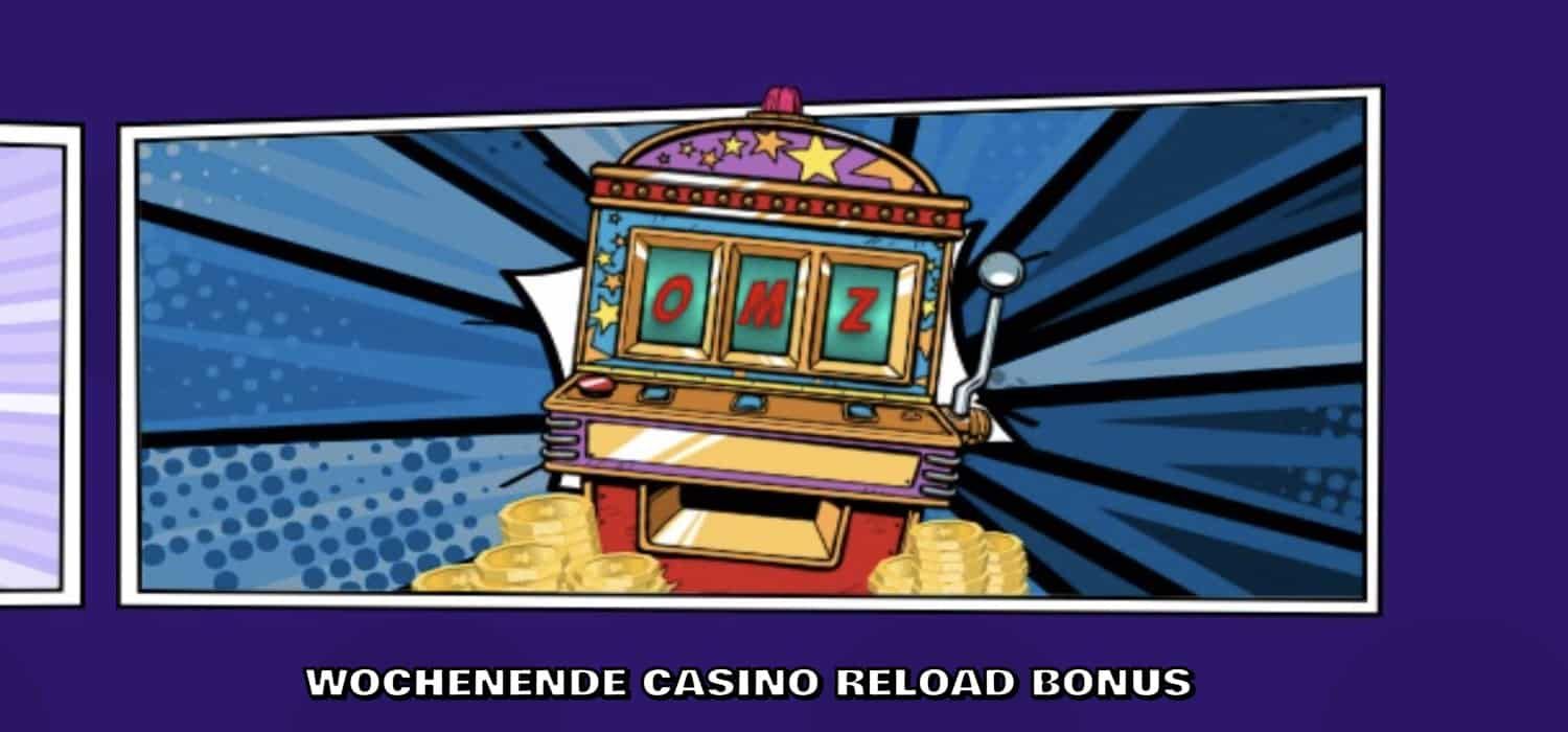 OhMyZino Casino Wochenende Reload-Bonus