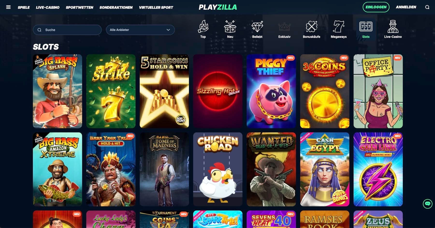 Playzilla Casino Slots