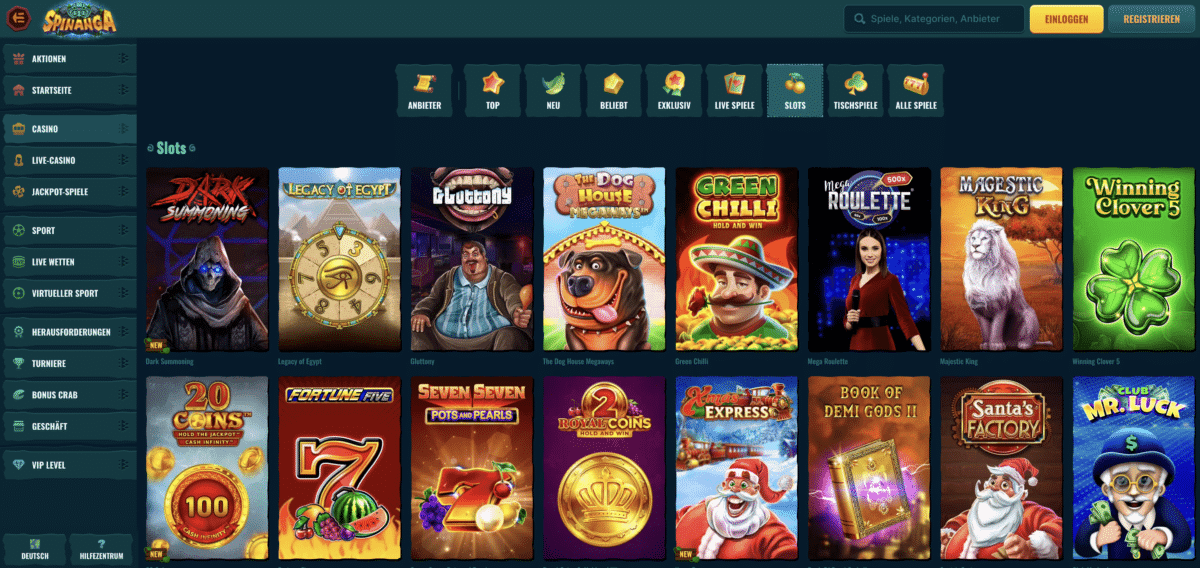 Spinanga Casino Slots