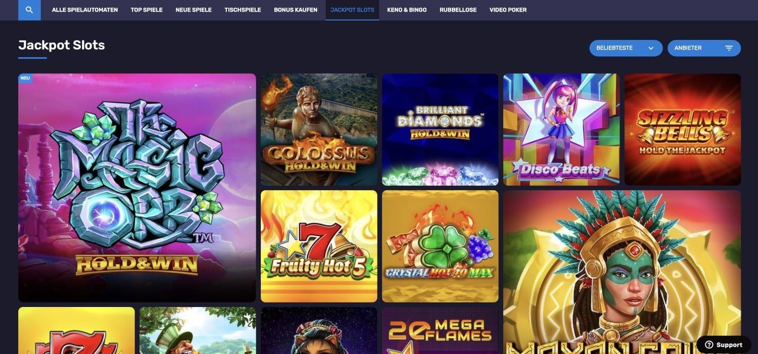 Thrillsy Casino Jackpots