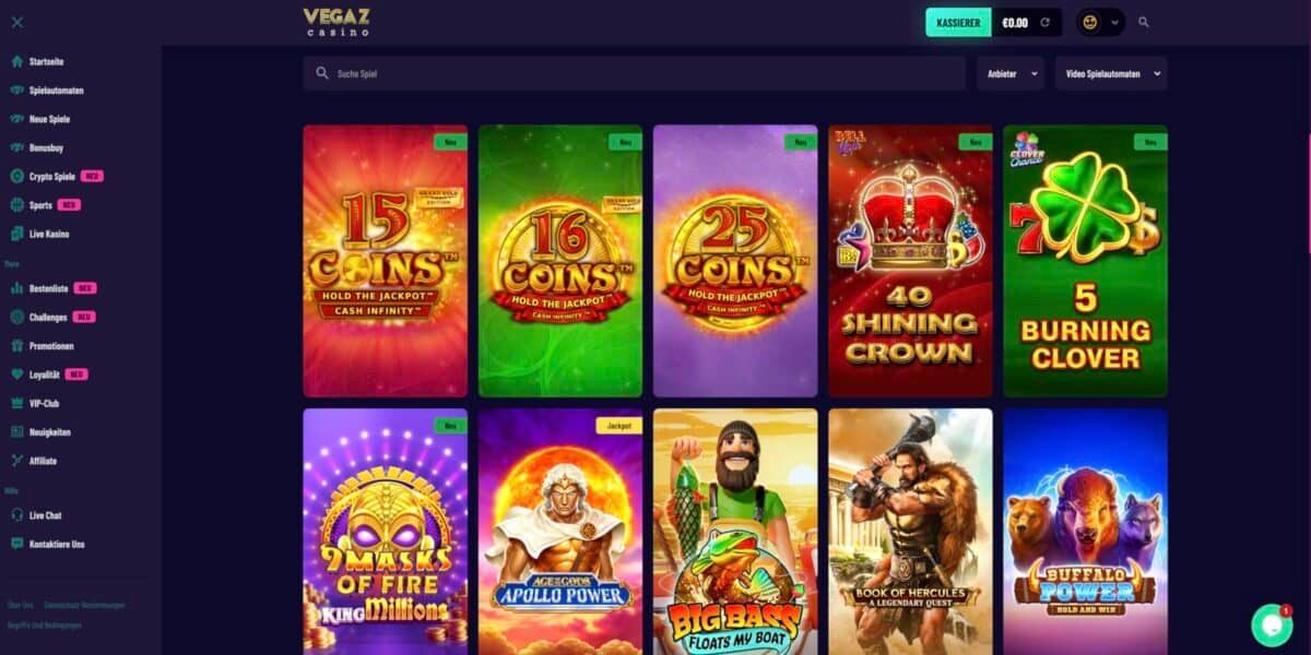Vegaz Casino Slots