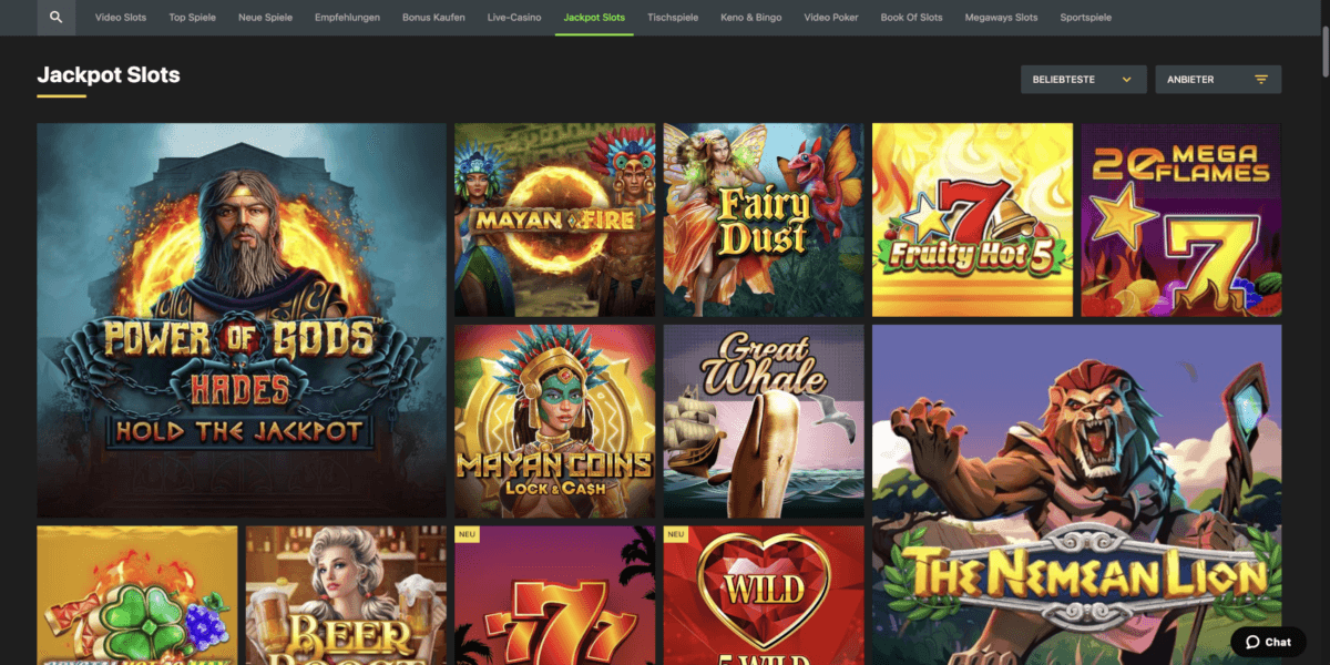 Weltbet Casino Jackpots