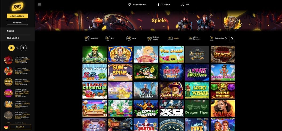 ZetCasino Slots